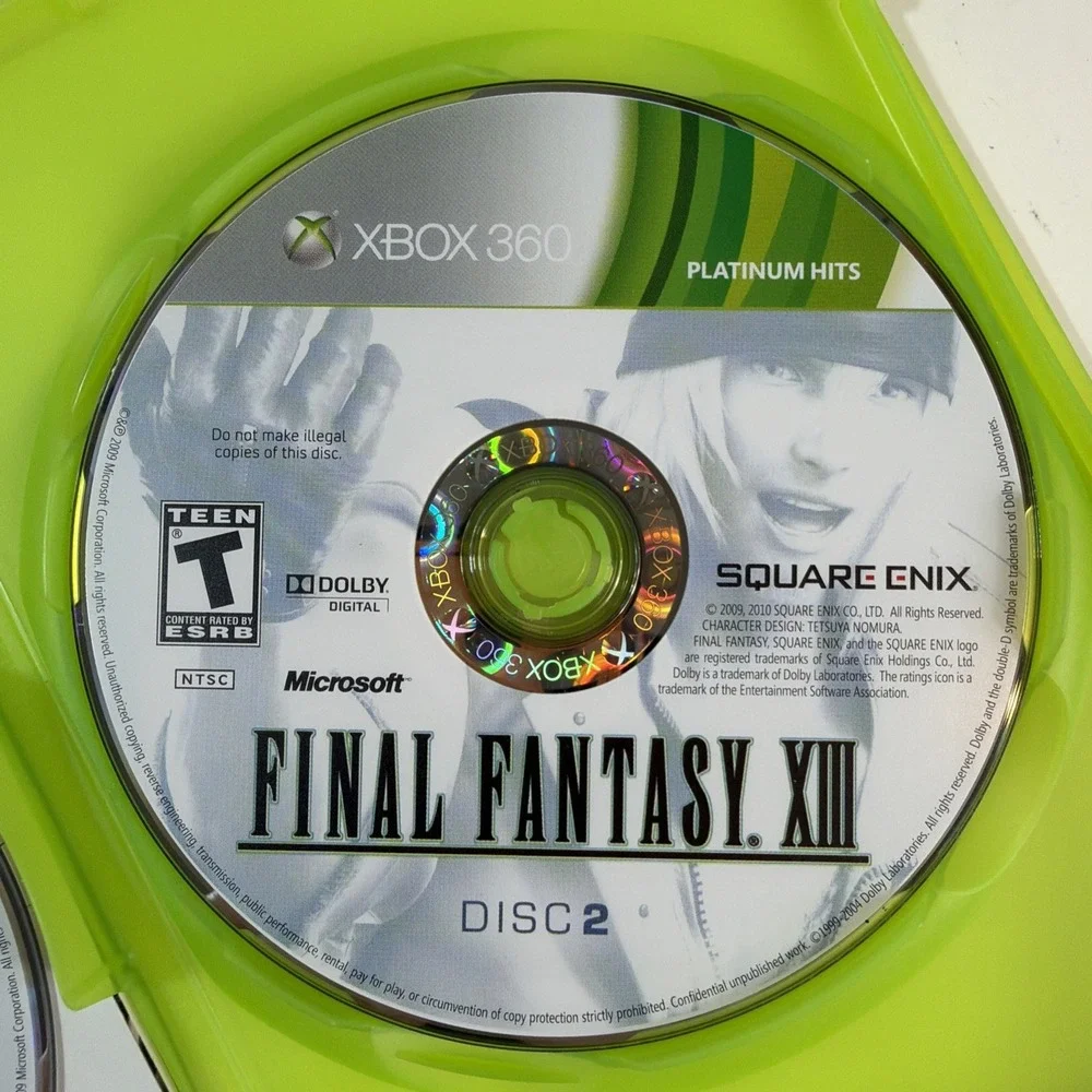 Final Fantasy XIII (Microsoft Xbox 360, 2010) Complete CIB